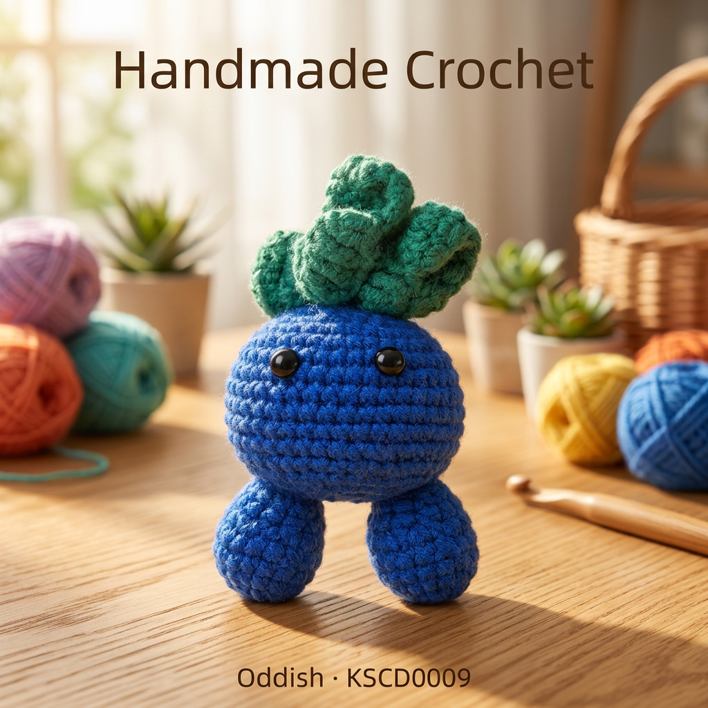 Handmade Crochet Oddish Product Image